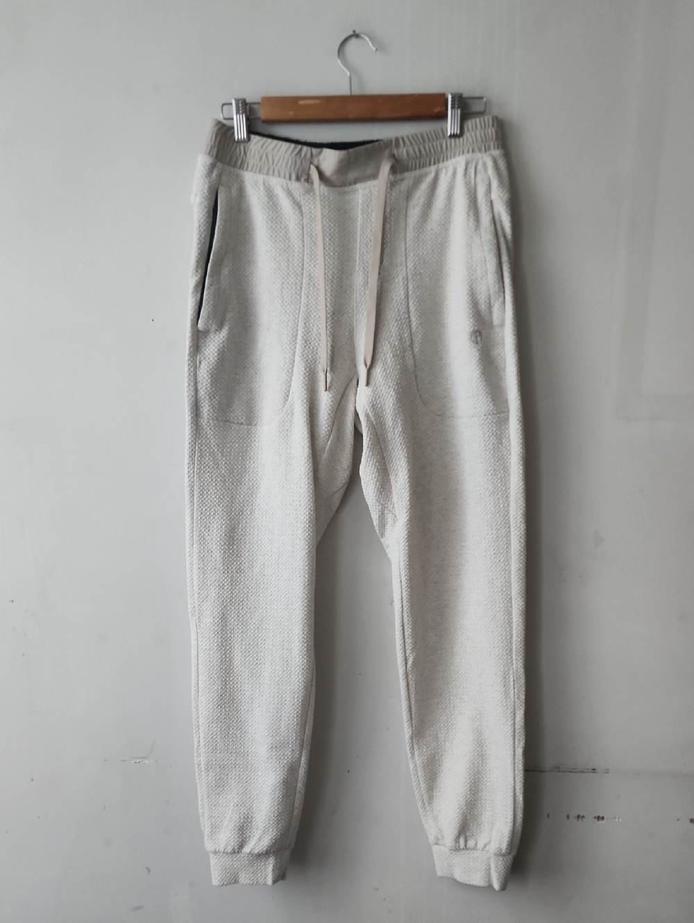 Born Primitive Cream/Textured Knit Jogger Pants